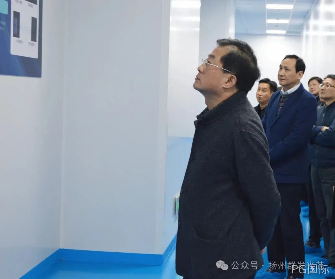 胶州市工信局钱峰局长带队调研PG国际